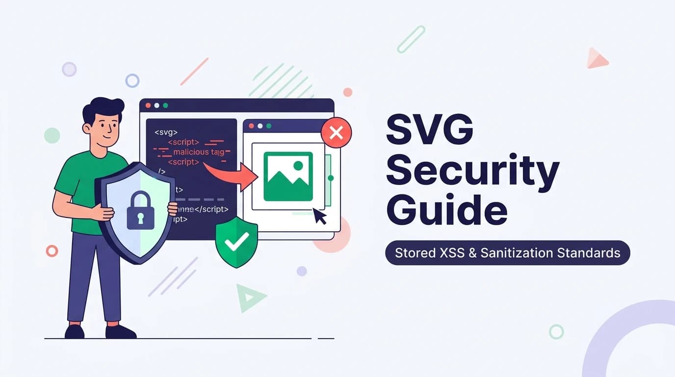 SVG security vulnerabilities: Stored XSS prevention, XML payload sanitization, foreignObject exploits, and SVGO minification distinctions